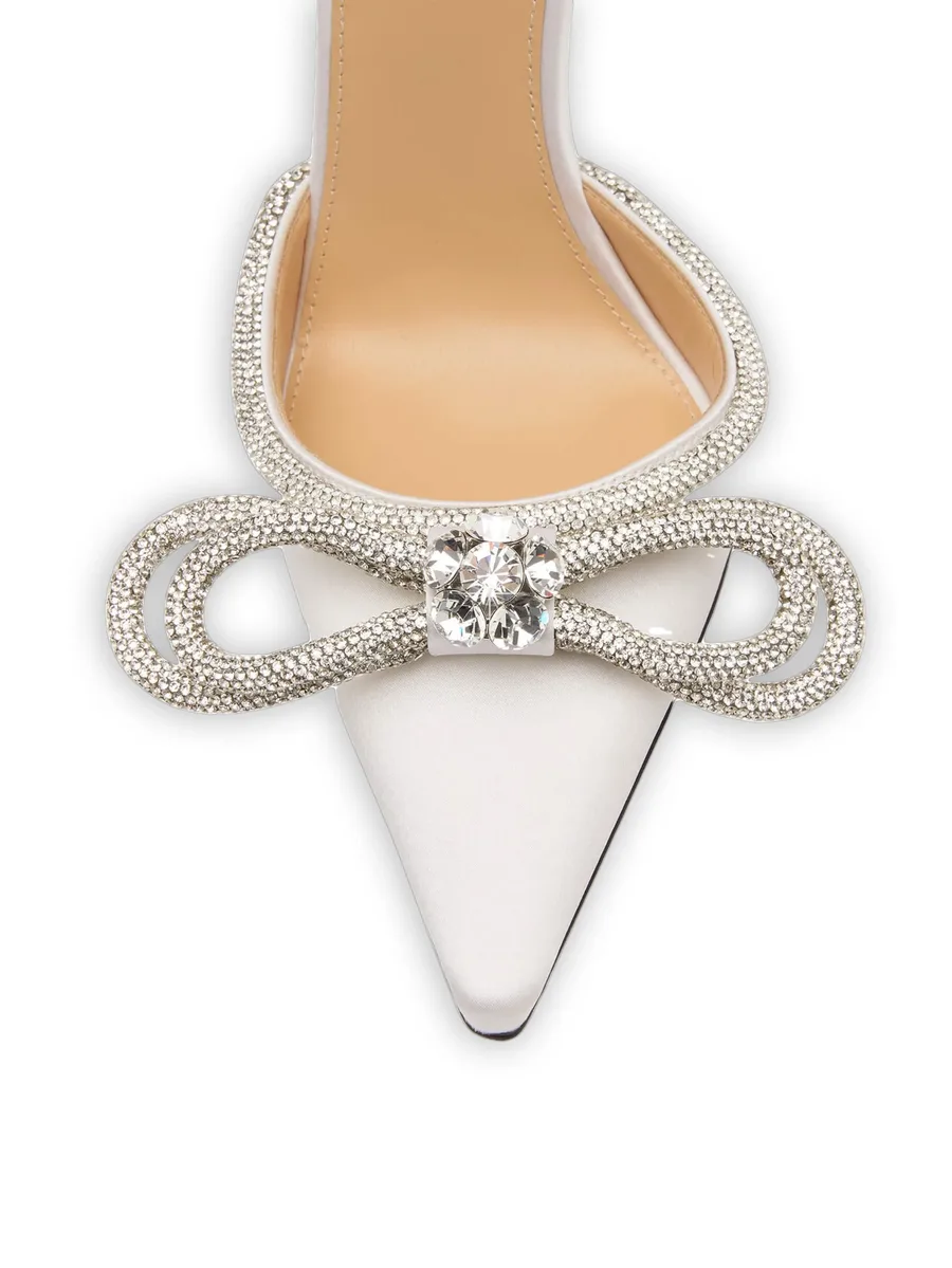 double-bow heeled pumps 8