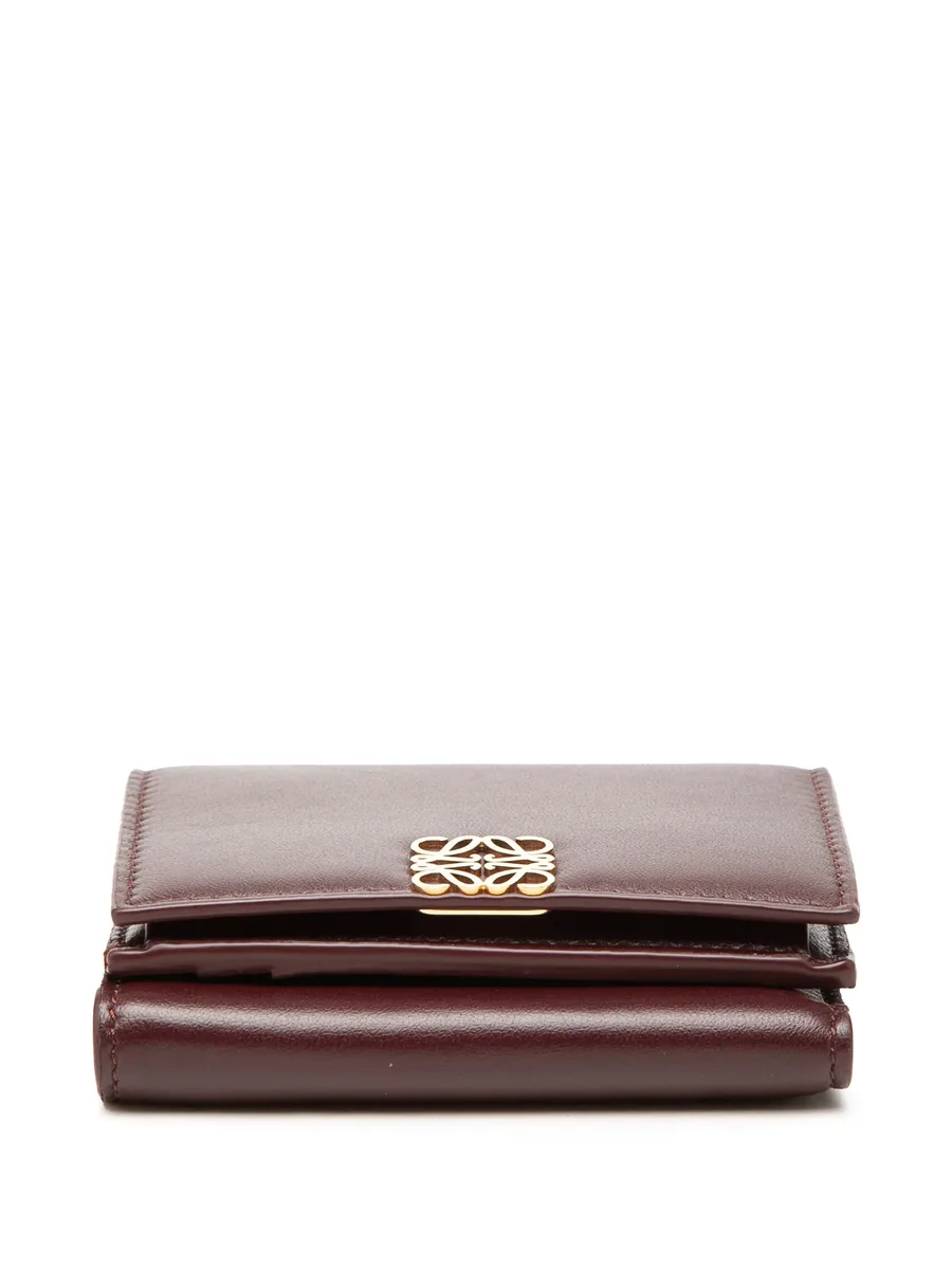 2024 Leather Anagram Trifold Wallet small wallets 5