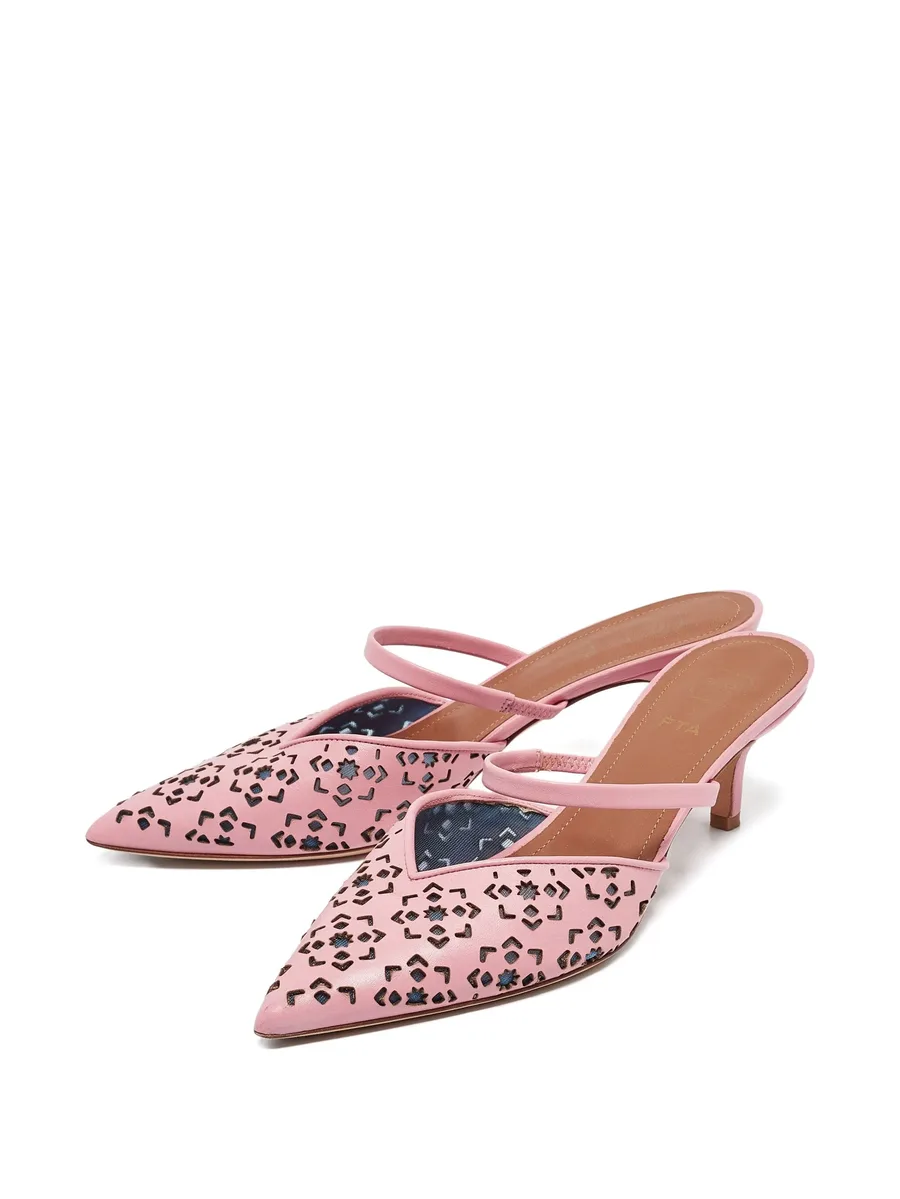 leather heeled mules 7