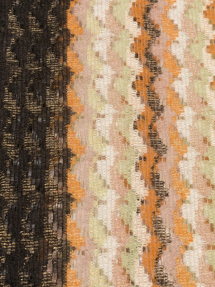 2000s chevron-knit scarf 3