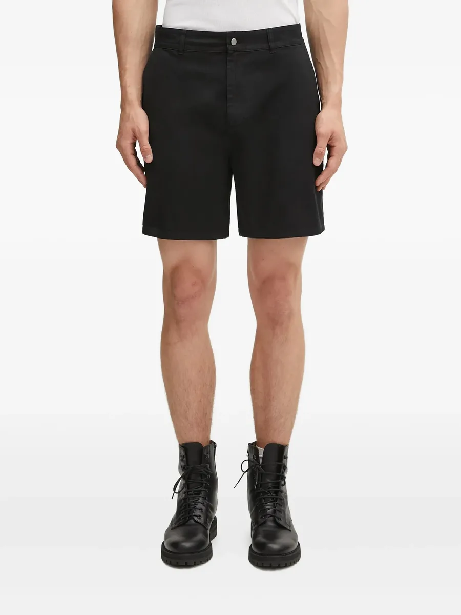 embroidered-patch pocket shorts 2