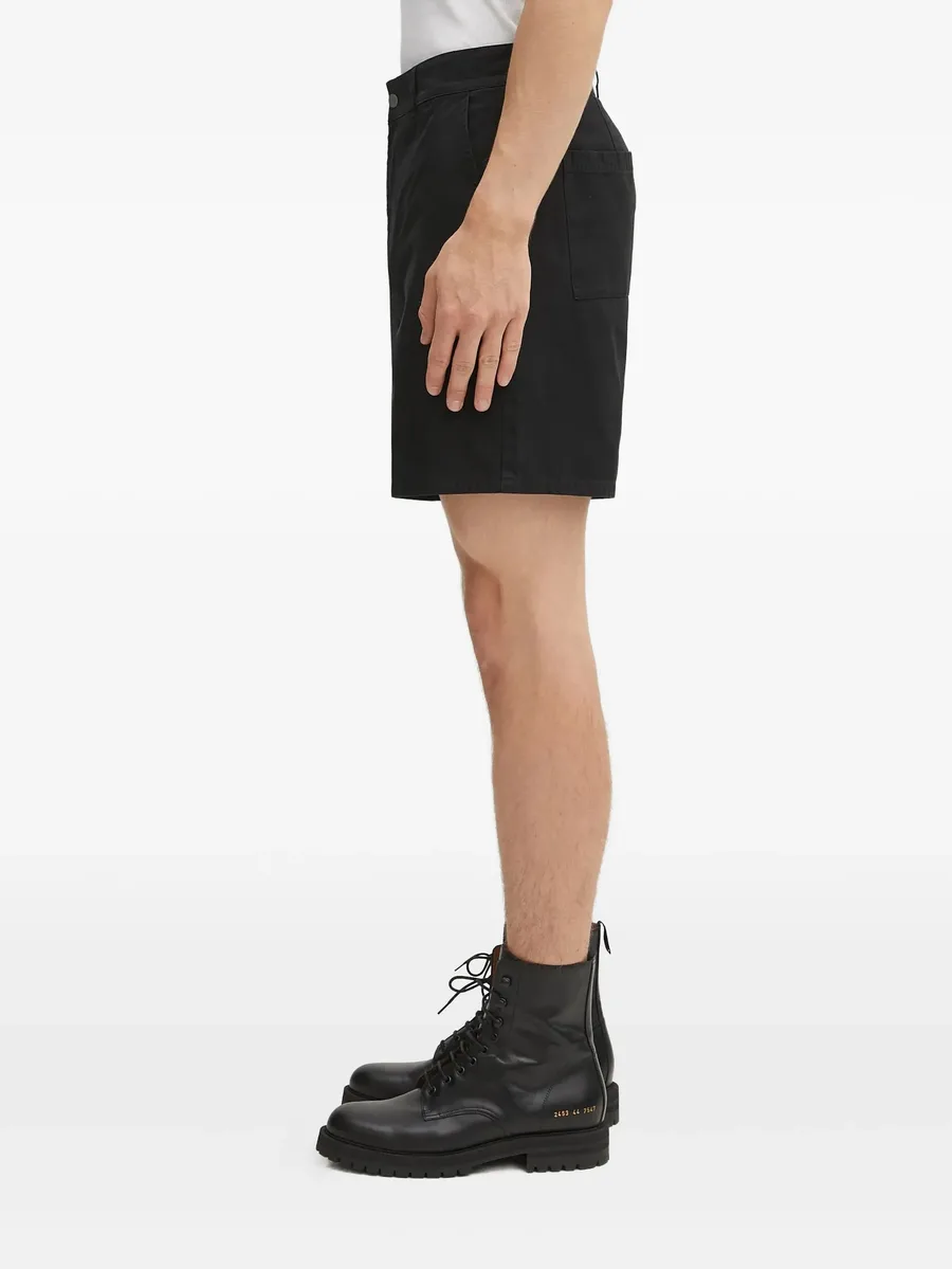 embroidered-patch pocket shorts 8