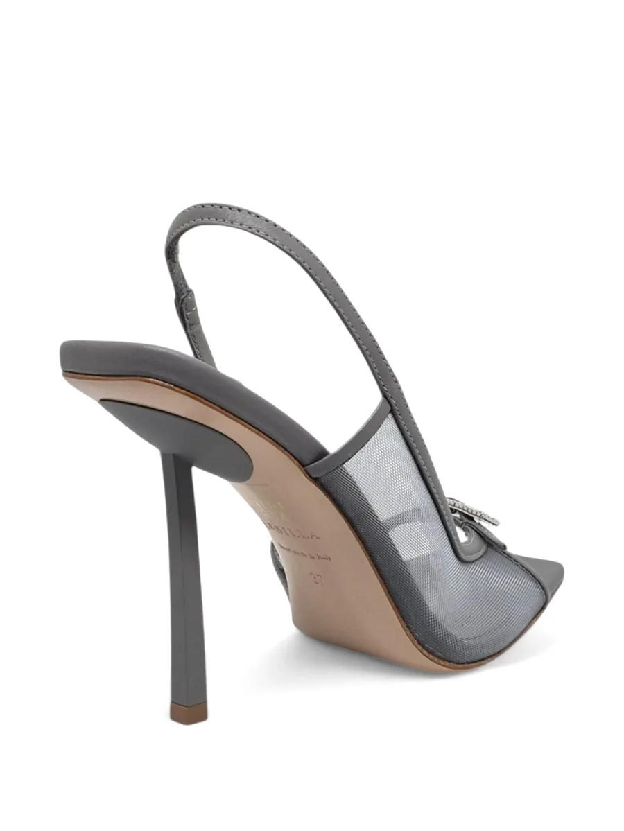 босоножки с кристаллами на пряжках 9