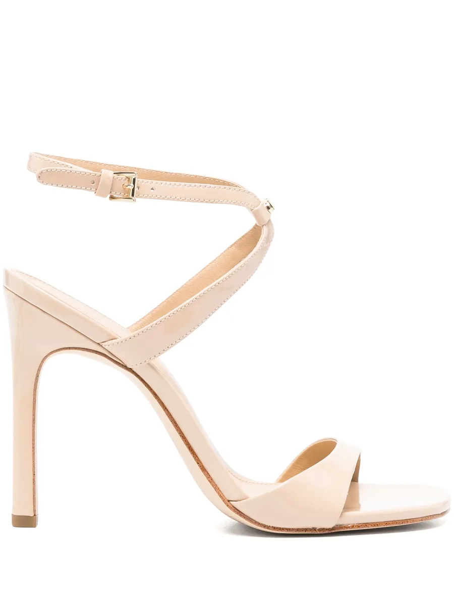 115mm logo-plaque leather sandals 1