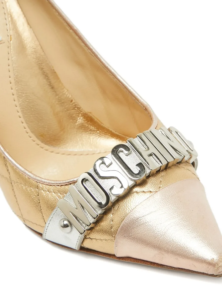 quilted logo pumps 9