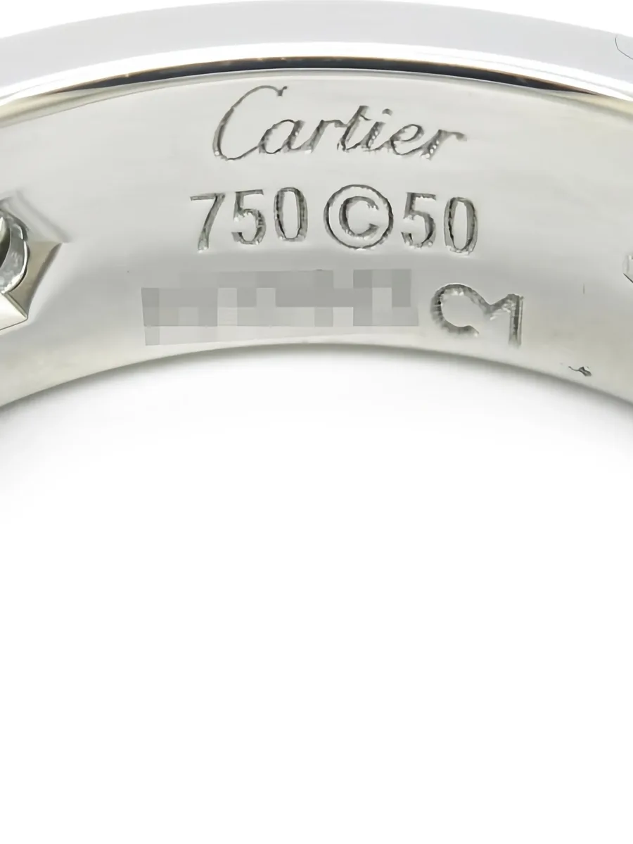 кольцо Love из белого золота с бриллиантами (2006 год) 7