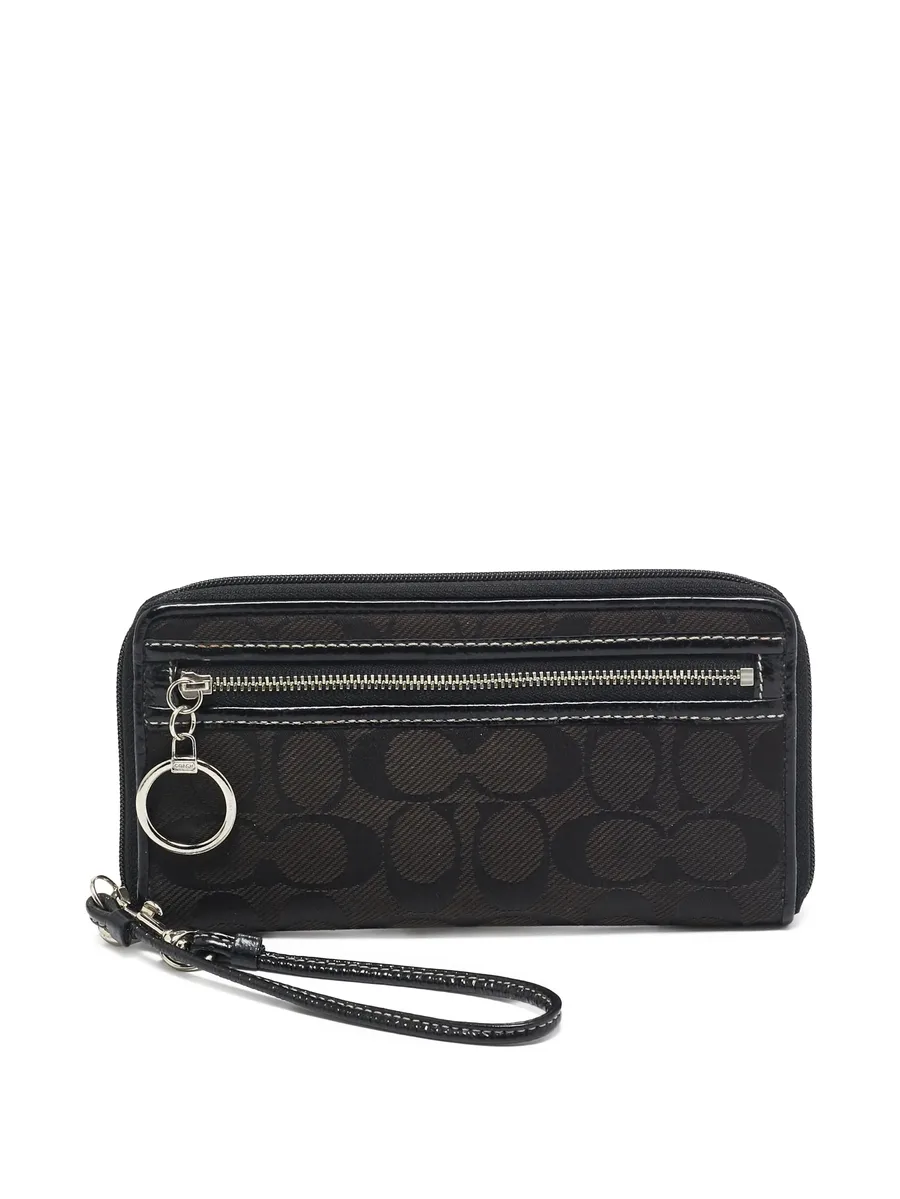logo-printed zip-around wallet 2