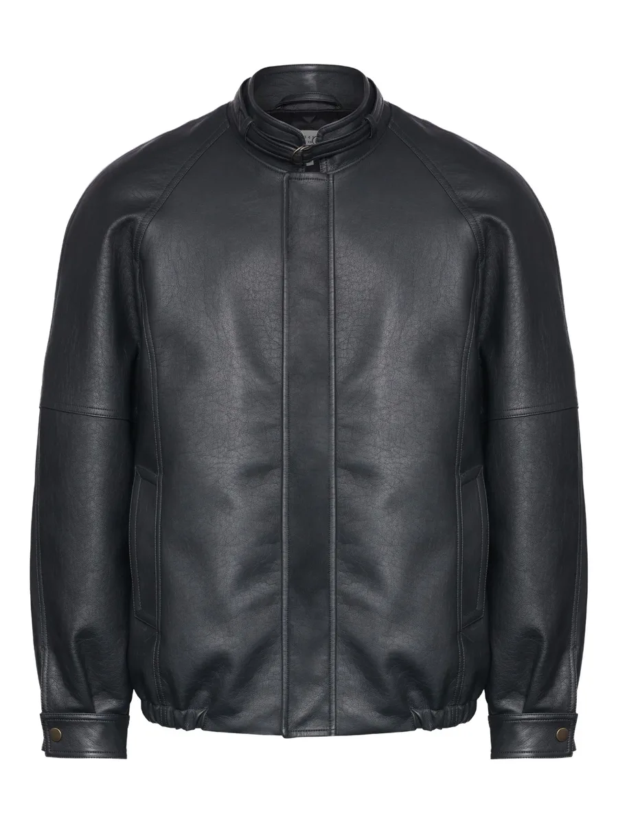 belted raglan-sleeve jacket 2