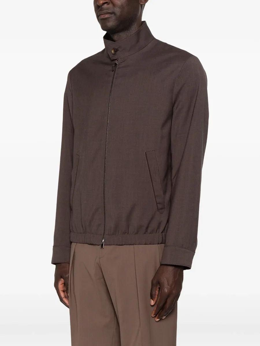 zip-fastening long-sleeve  jacket 5