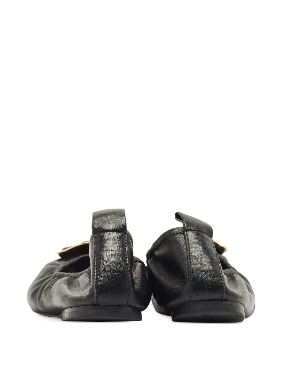 logo medallion ballet flats 6