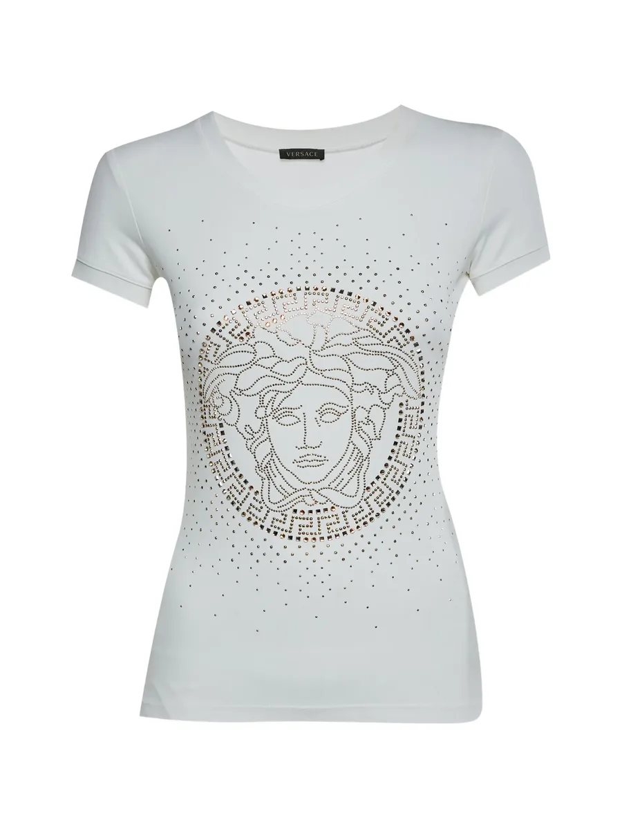 Medusa studded T-shirt 1