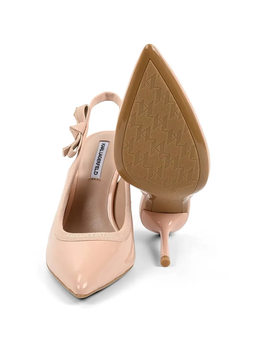 bow-detail slingback heeled pumps 9