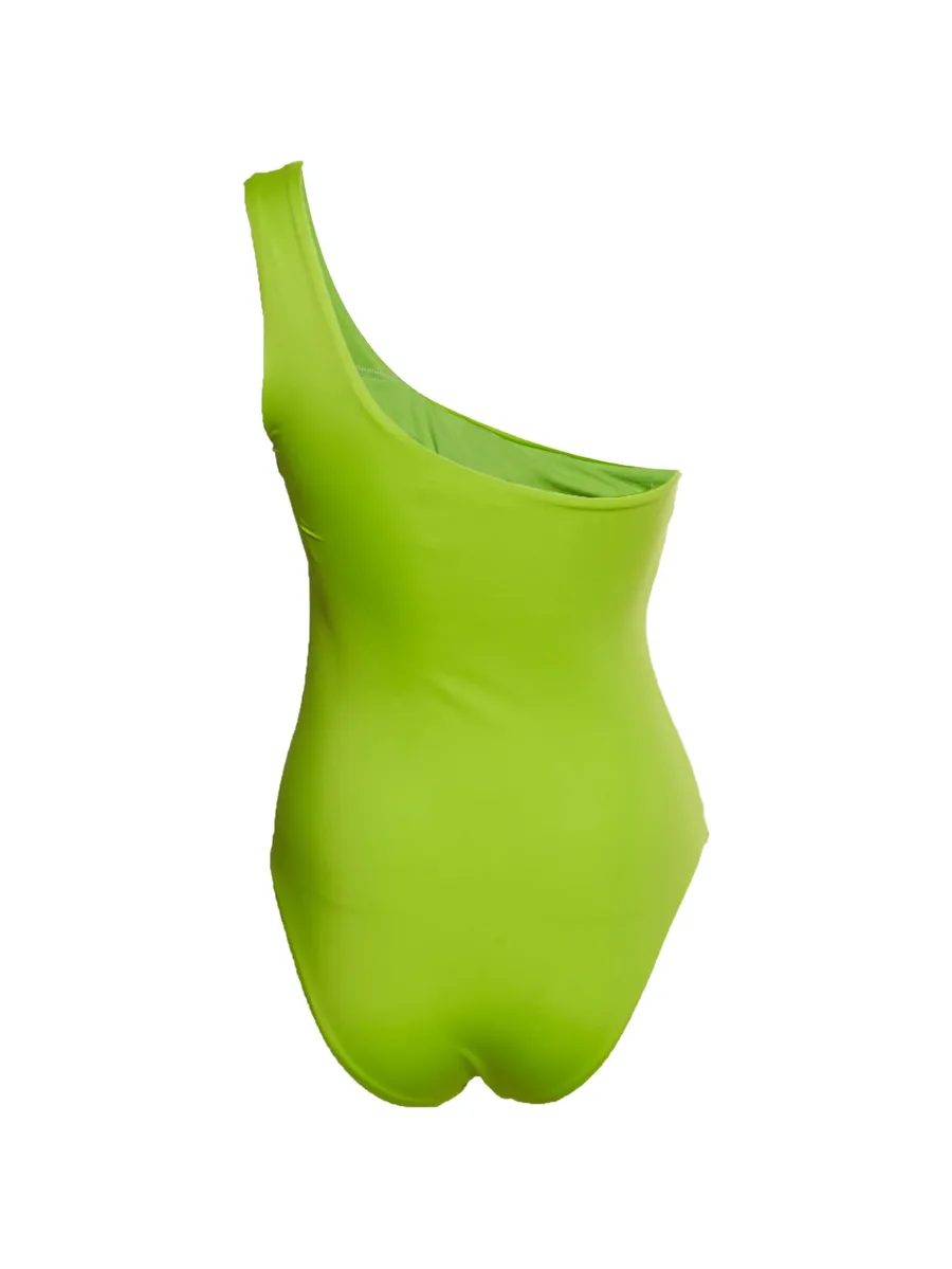 Monogram one-shoulder swimsuit 3