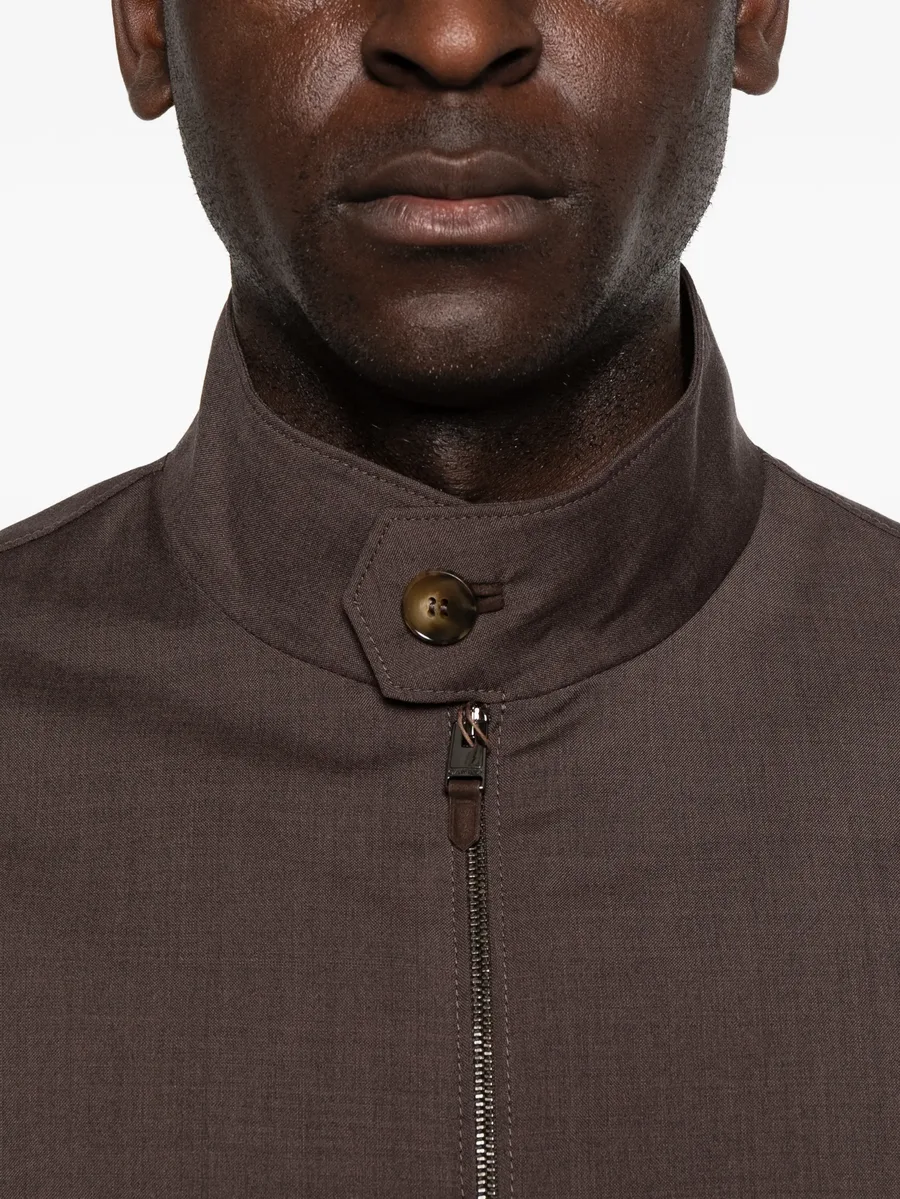 zip-fastening long-sleeve  jacket 10