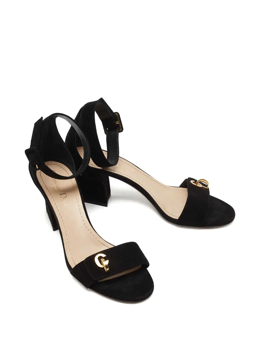 75mm suede buckle sandals 3