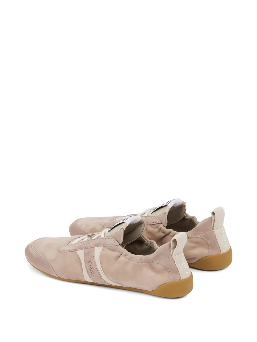 Kick panelled sneakers 8