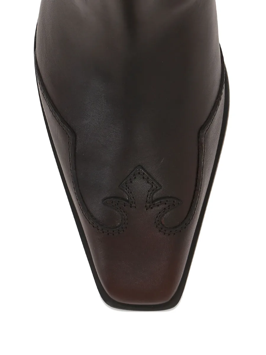 50mm Bettina square-toe boots 8