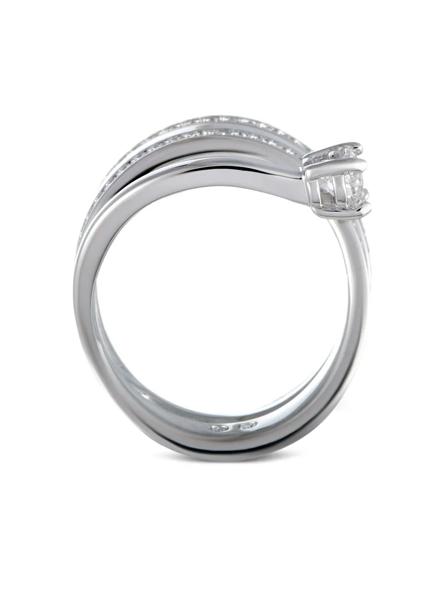 кольцо с кристаллами 7
