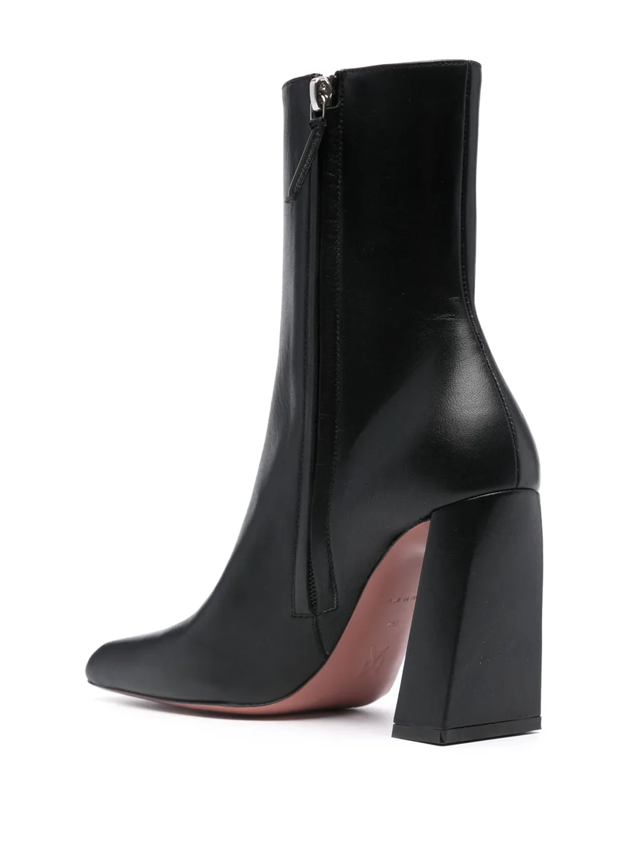 Marine 100mm leather ankle boots 5