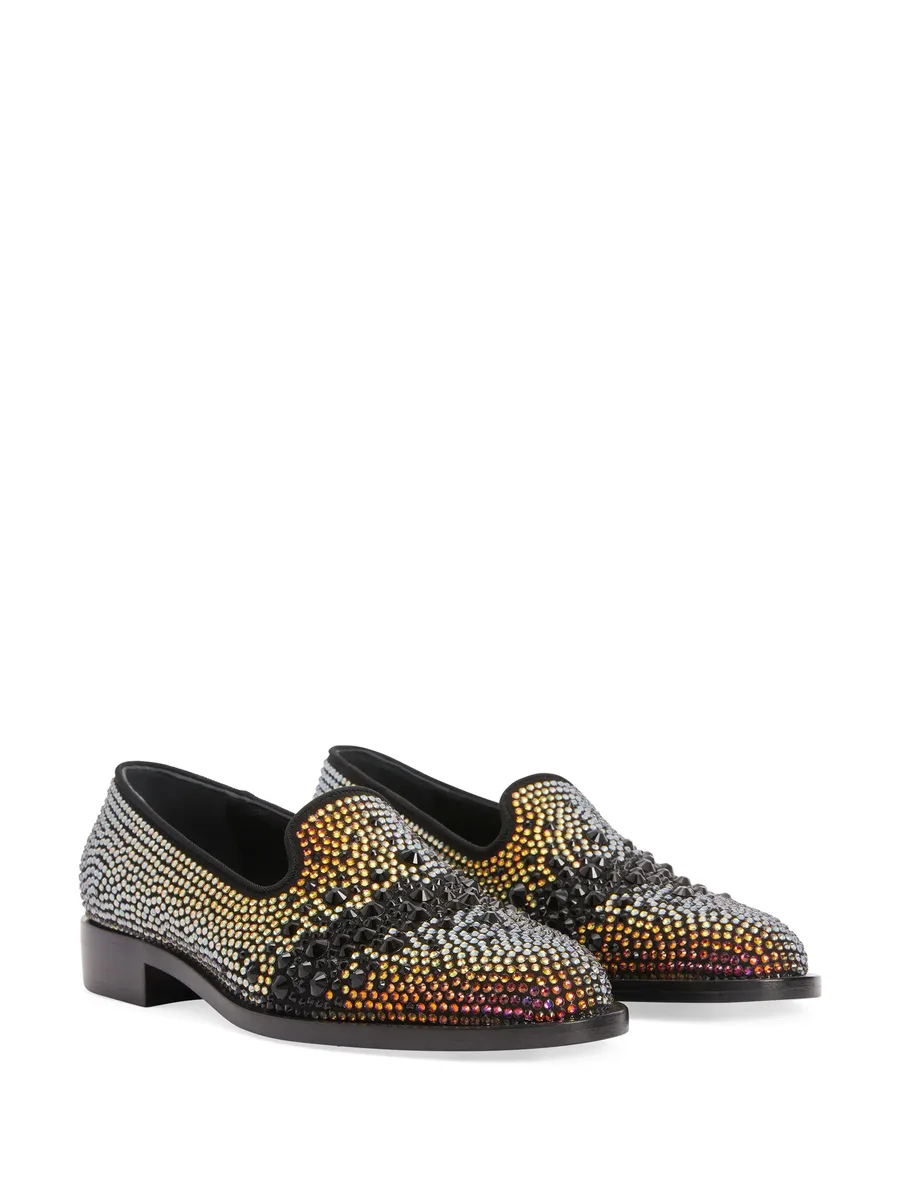 Matildha crystal-embellished loafers 4