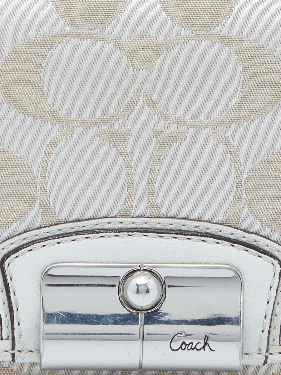 pre-owned logo-jacquard wallet 11