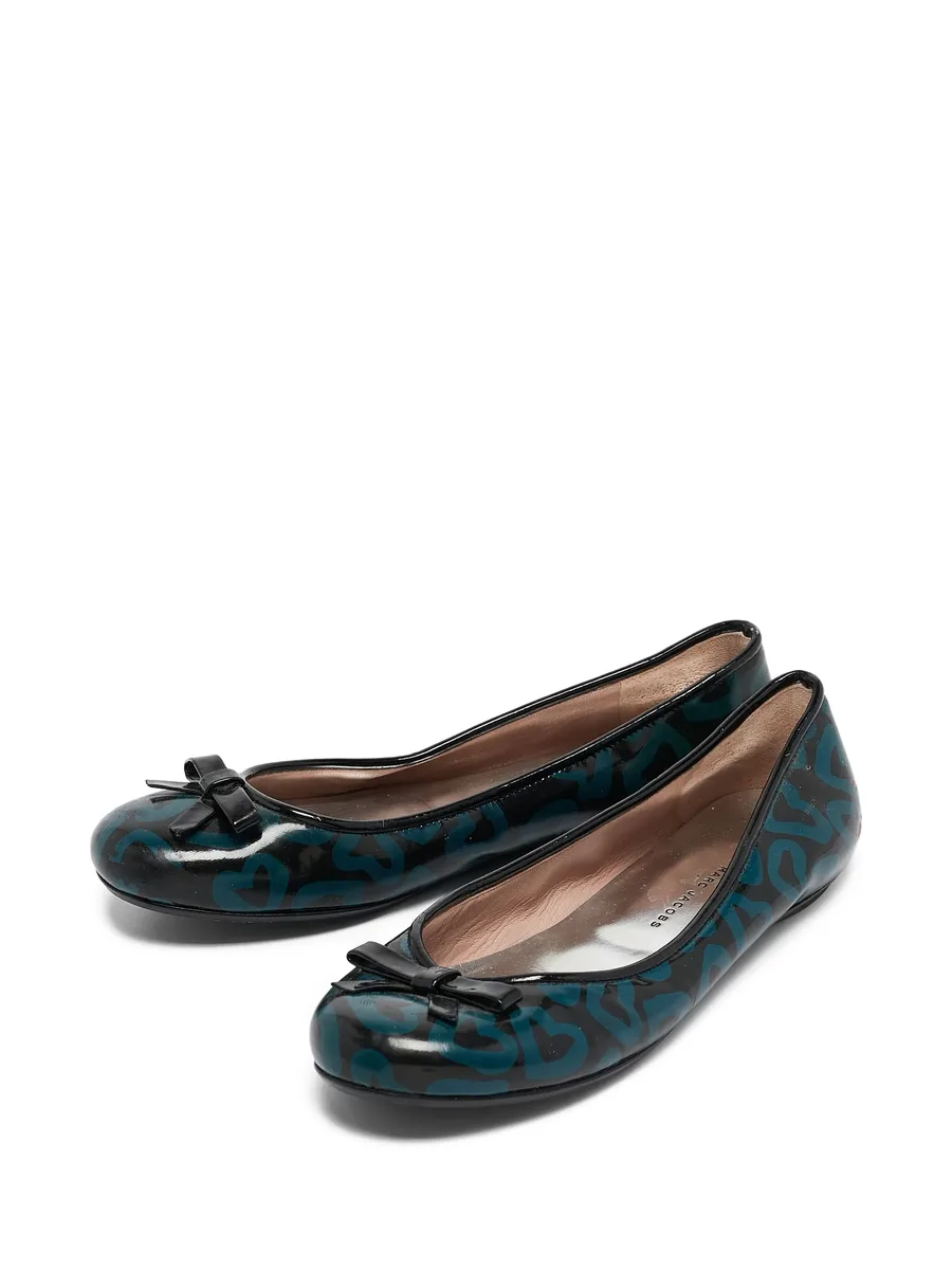heart-print ballet flats 5