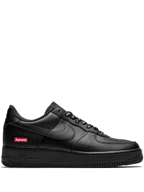 кроссовки Air Force 1 Low Mini Box Logo Black из коллаборации с Supreme