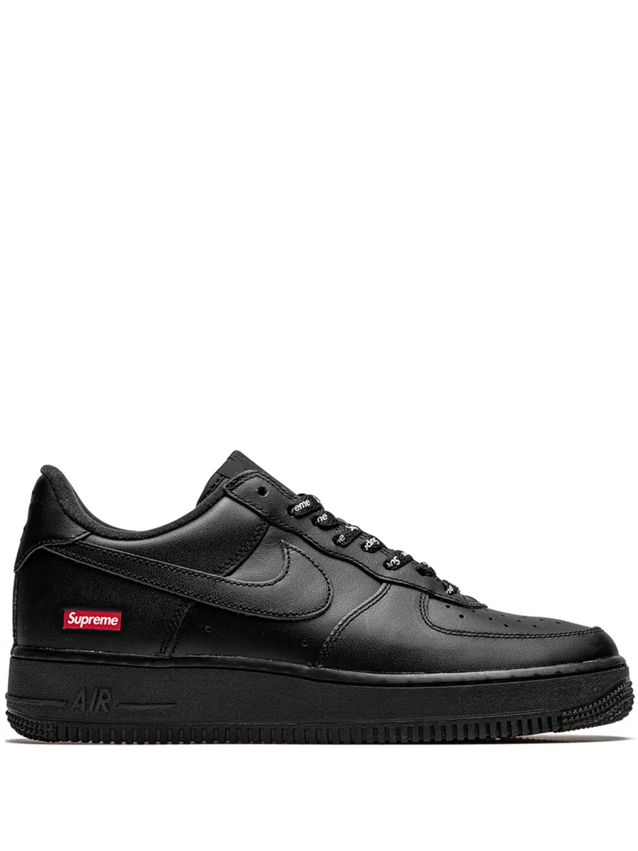 кроссовки Air Force 1 Low Mini Box Logo Black из коллаборации с Supreme 2