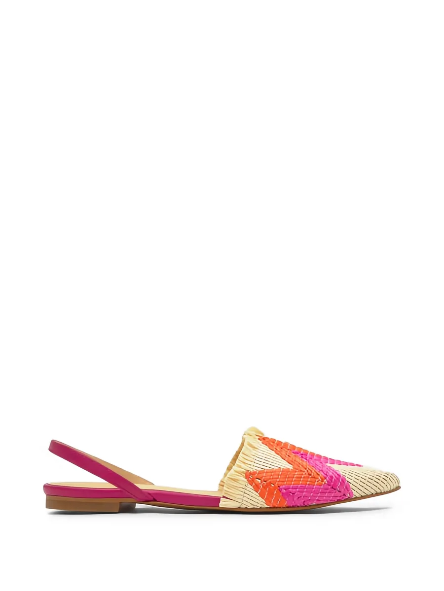 Berta pointed-toe flat pumps 1