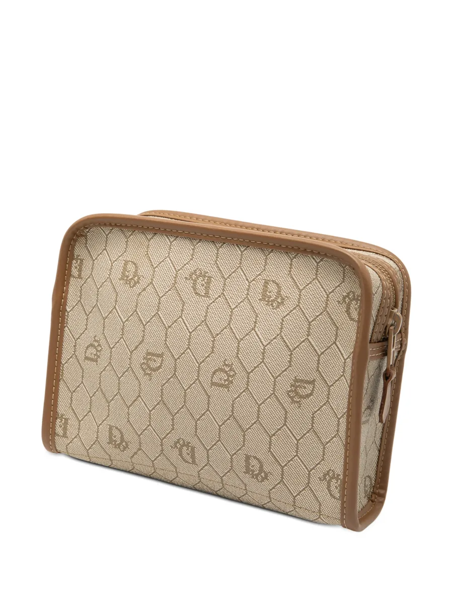 20th Century Honeycomb Coated Canvas pouch 3