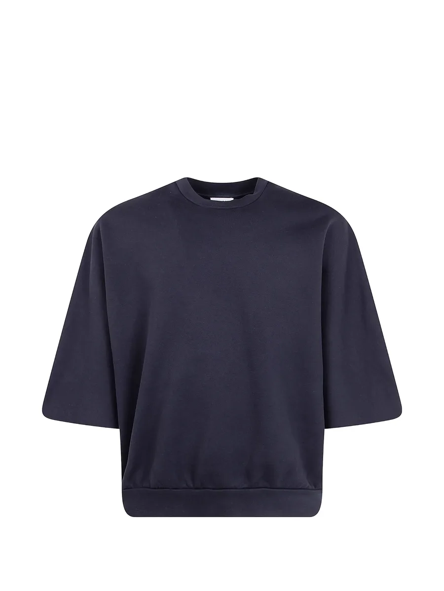 elasticated-hem T-shirt 1