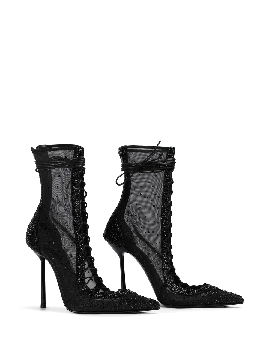 Colette embellished lace-up boots 1
