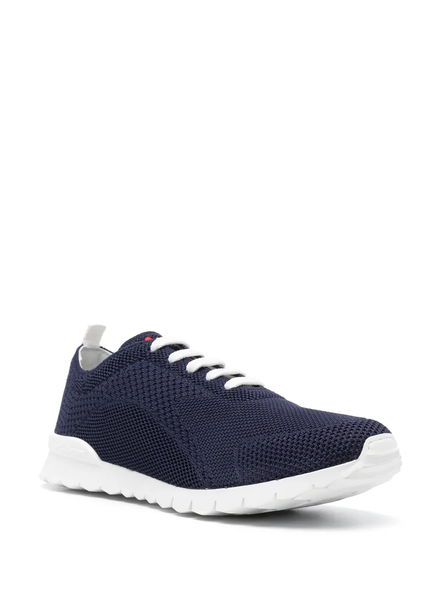 embroidered-logo sneakers 3