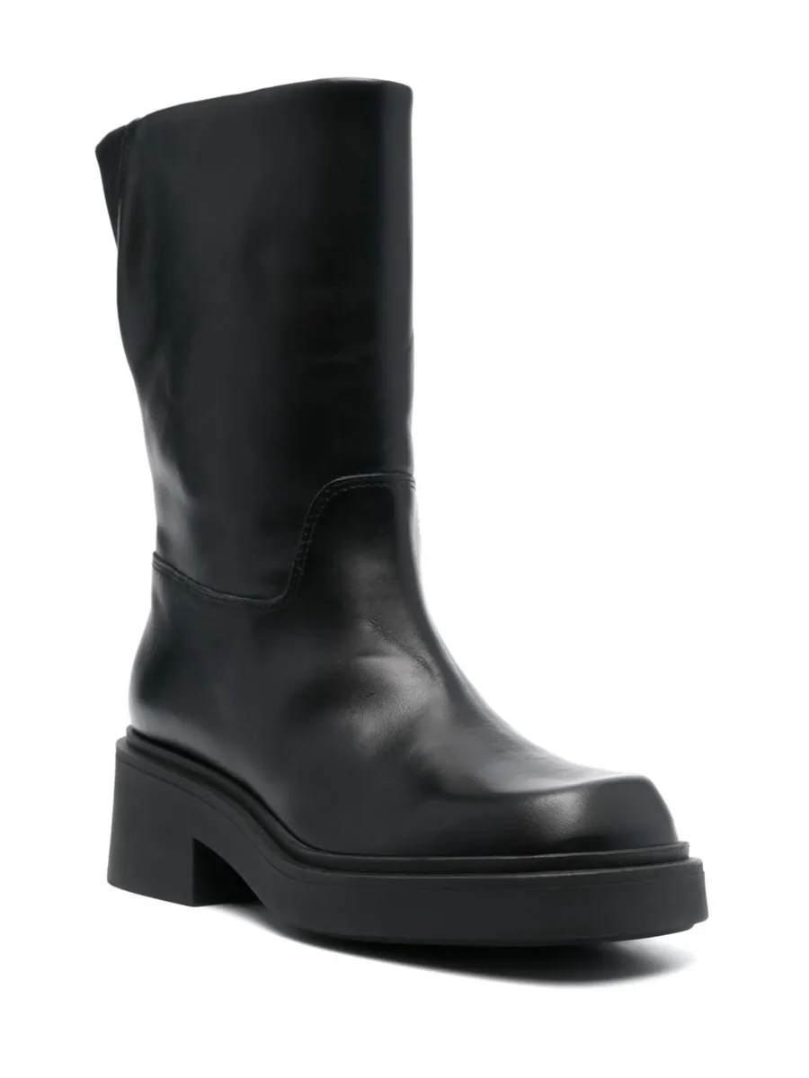 Attitude leather mid-calf boots 3