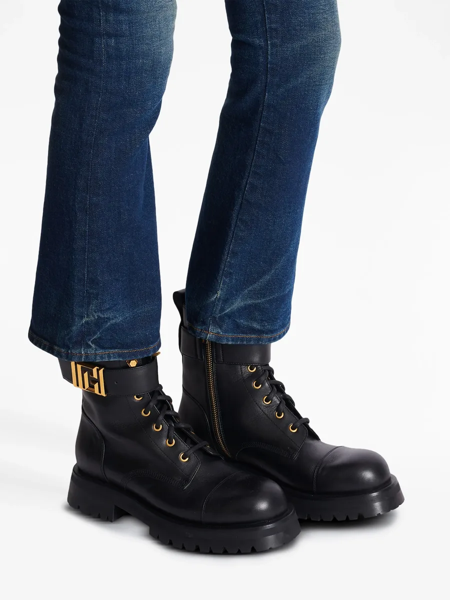 Romy lace-up leather boots 14