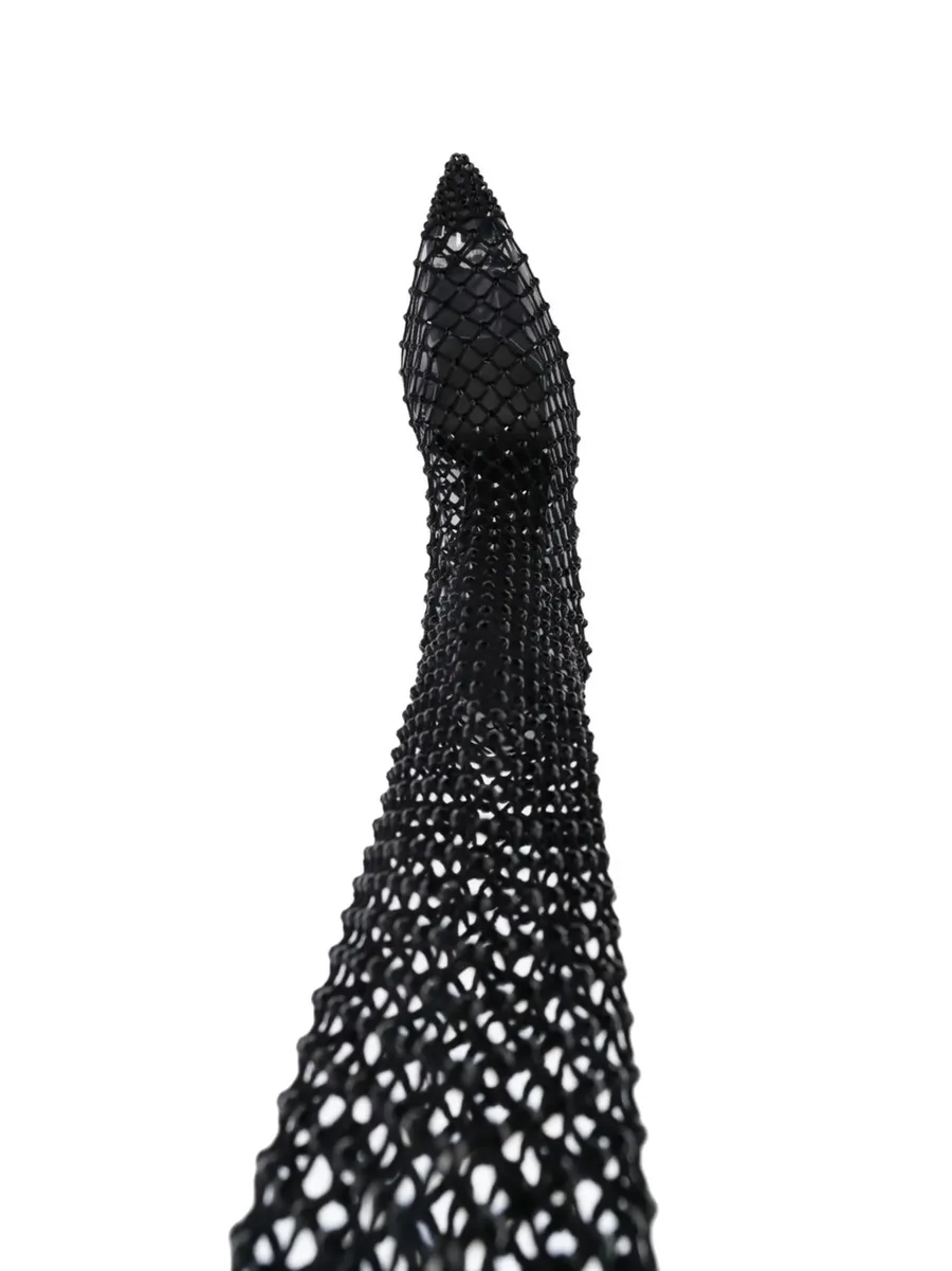 Gilda fishnet thigh-high boots 8