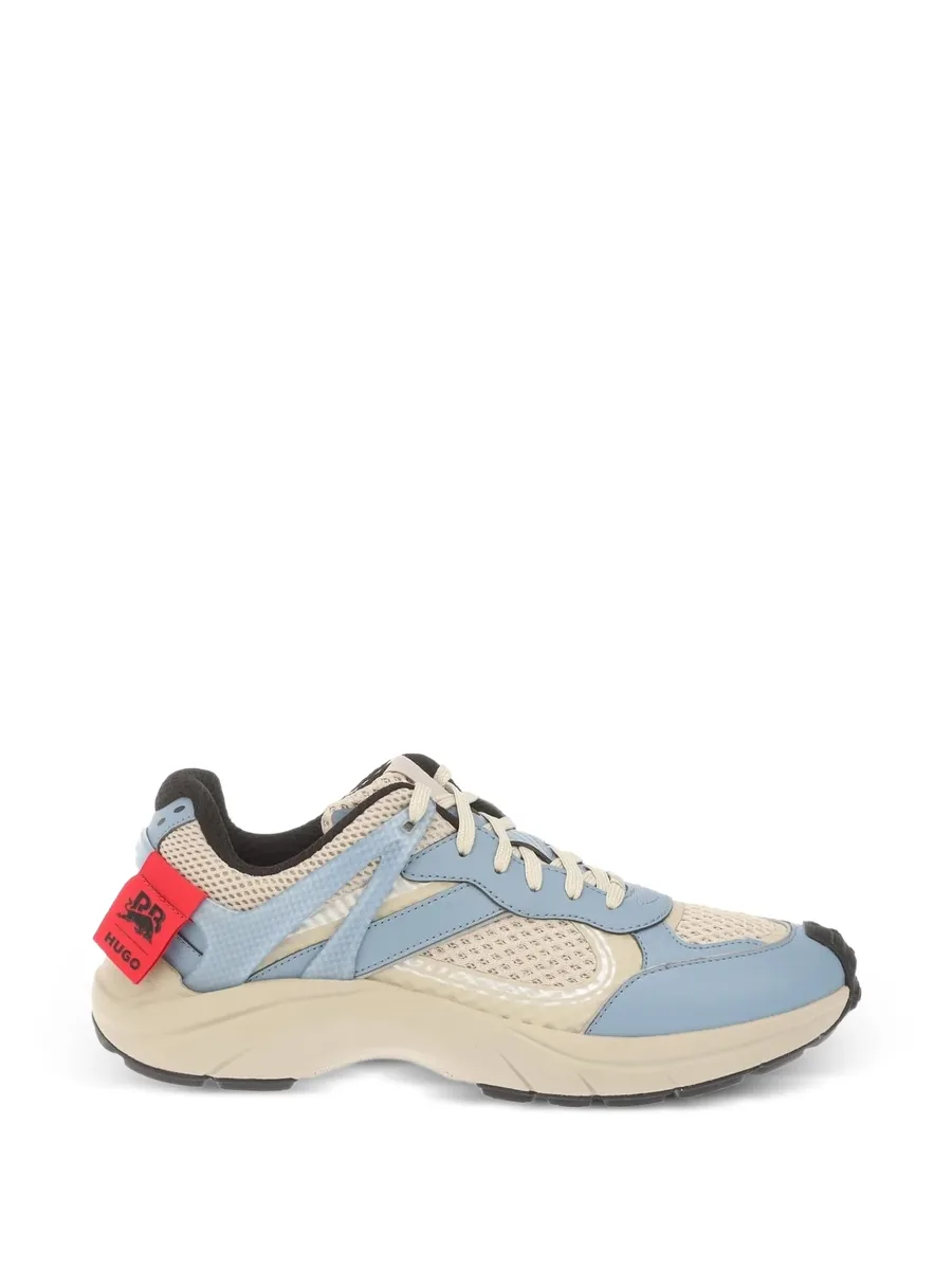 panelled sneakers 1