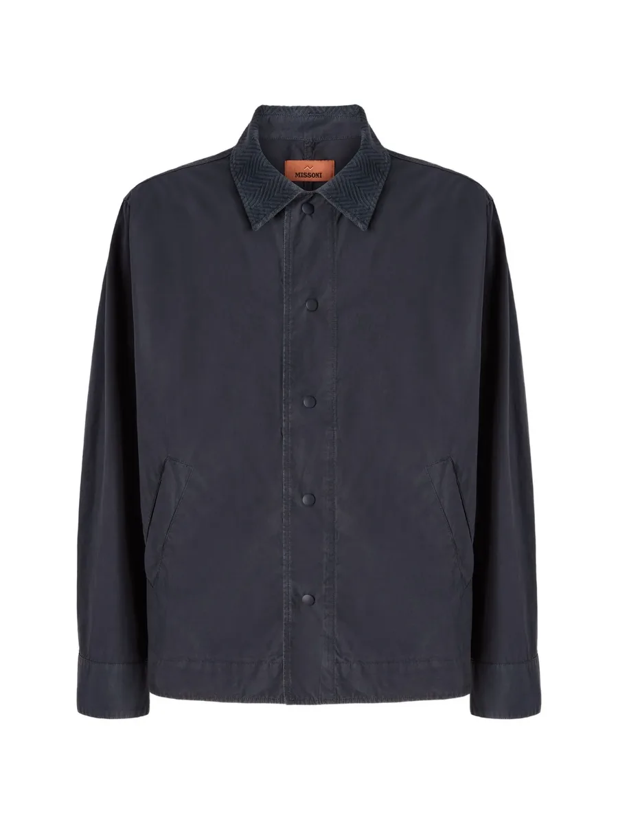 zigzag-collar overshirt 2