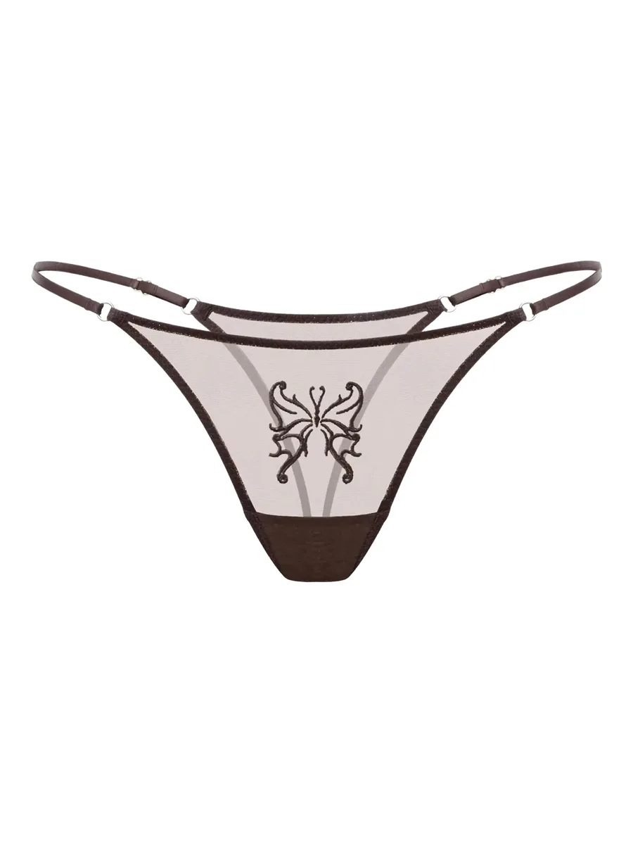 трусы-стринги Butterfly Gravity с вышивкой 2
