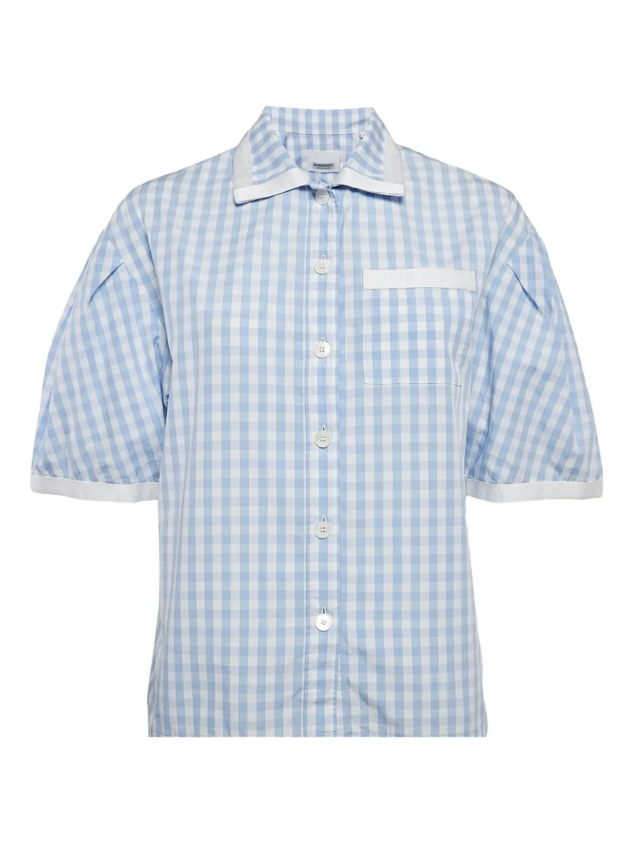 check-print shirt 1