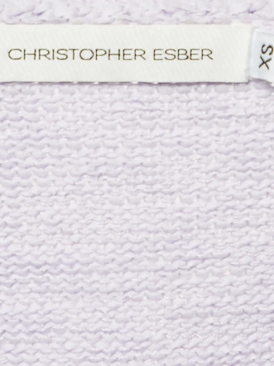 crochet openwork top 8
