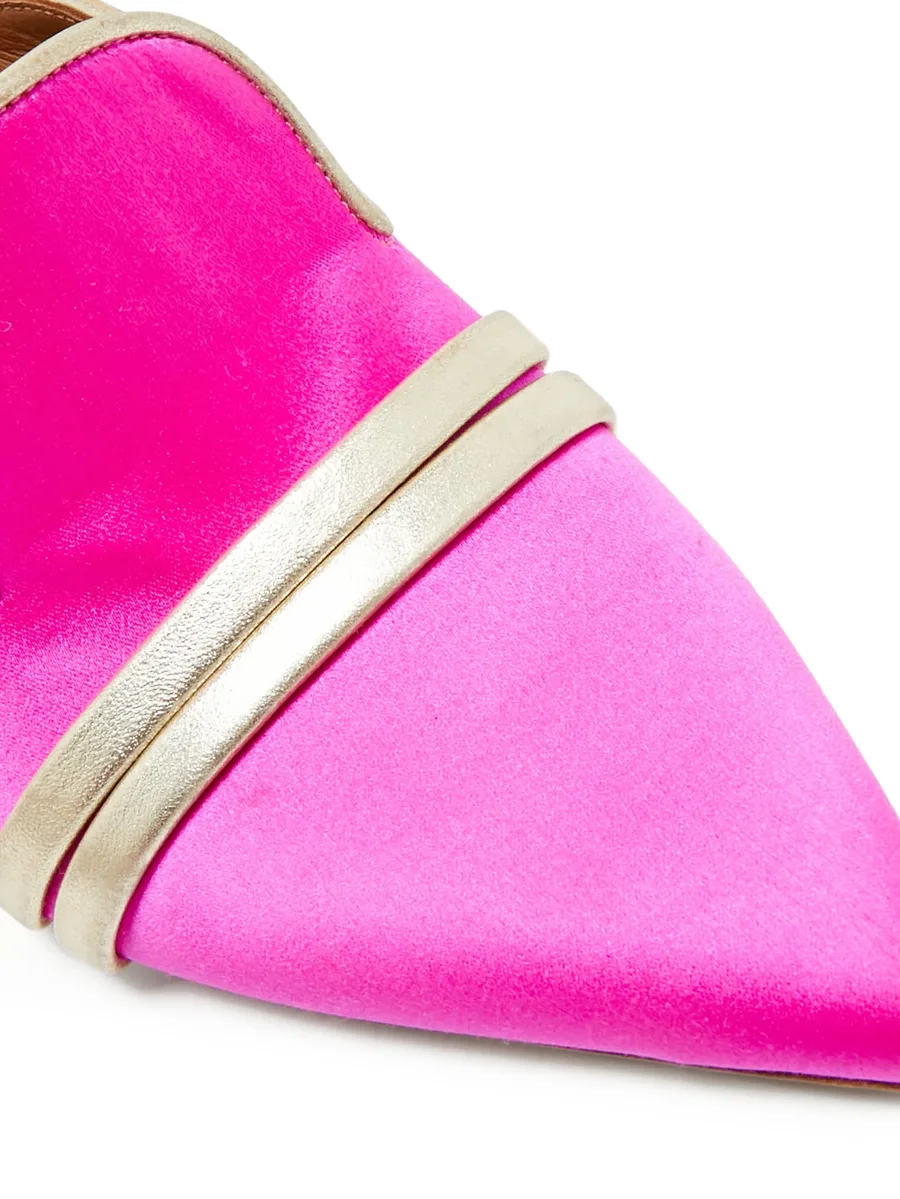 sculpted leather mules 6