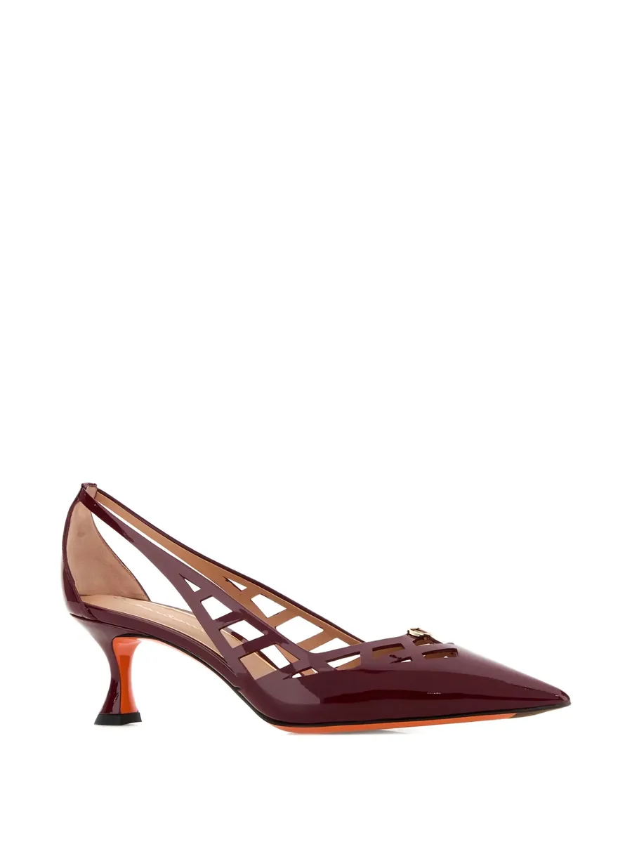 55mm Stella cut-out leather pumps 3