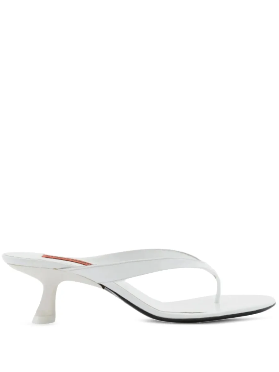 57mm Beep Thong leather heeled sandals 1