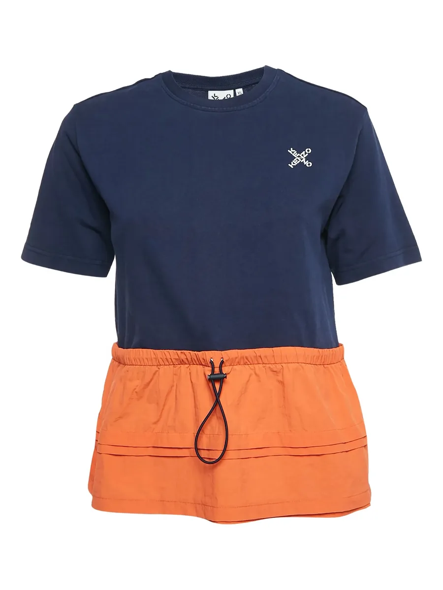 layered cotton t-shirt 1