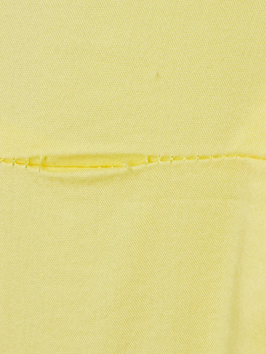 pre-owned wrap-front fluted-sleeve top 7