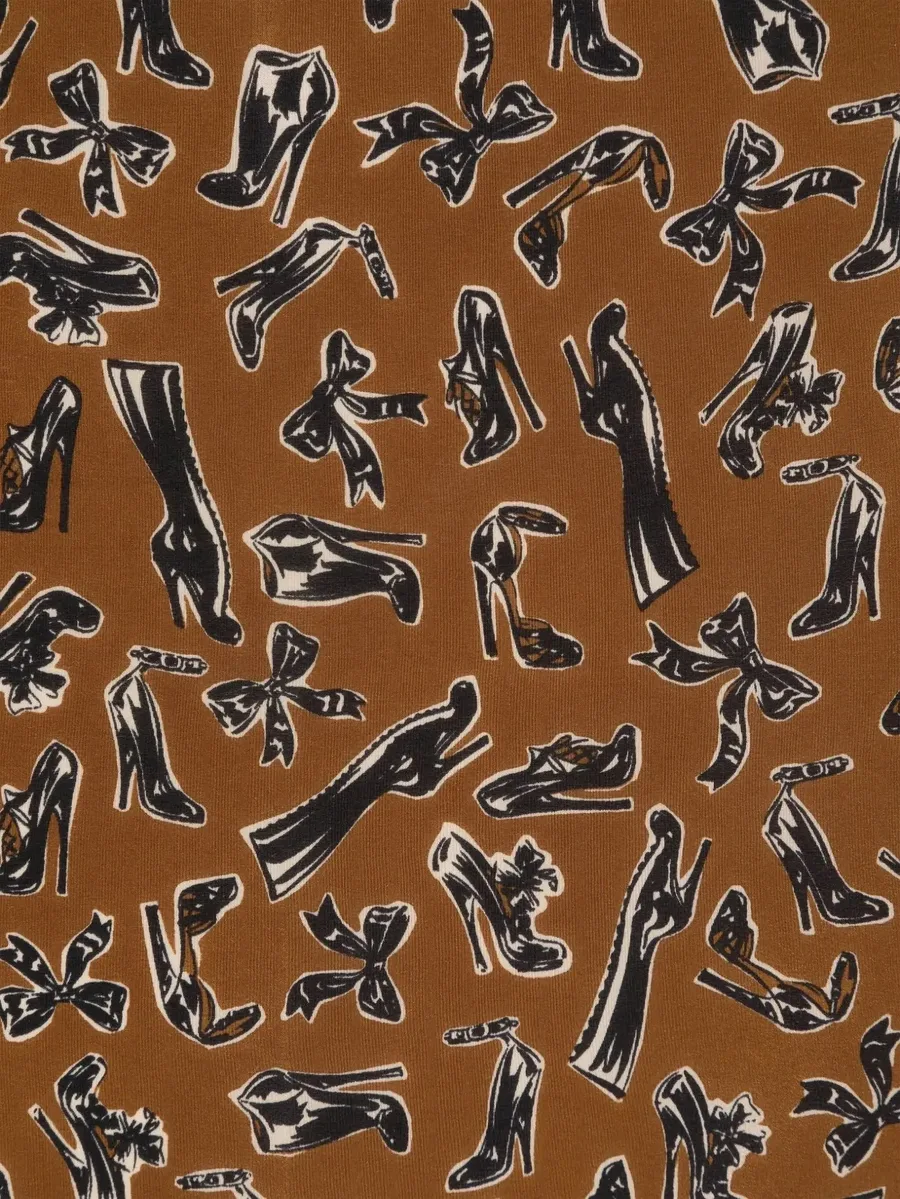 shoe-print scarf 5