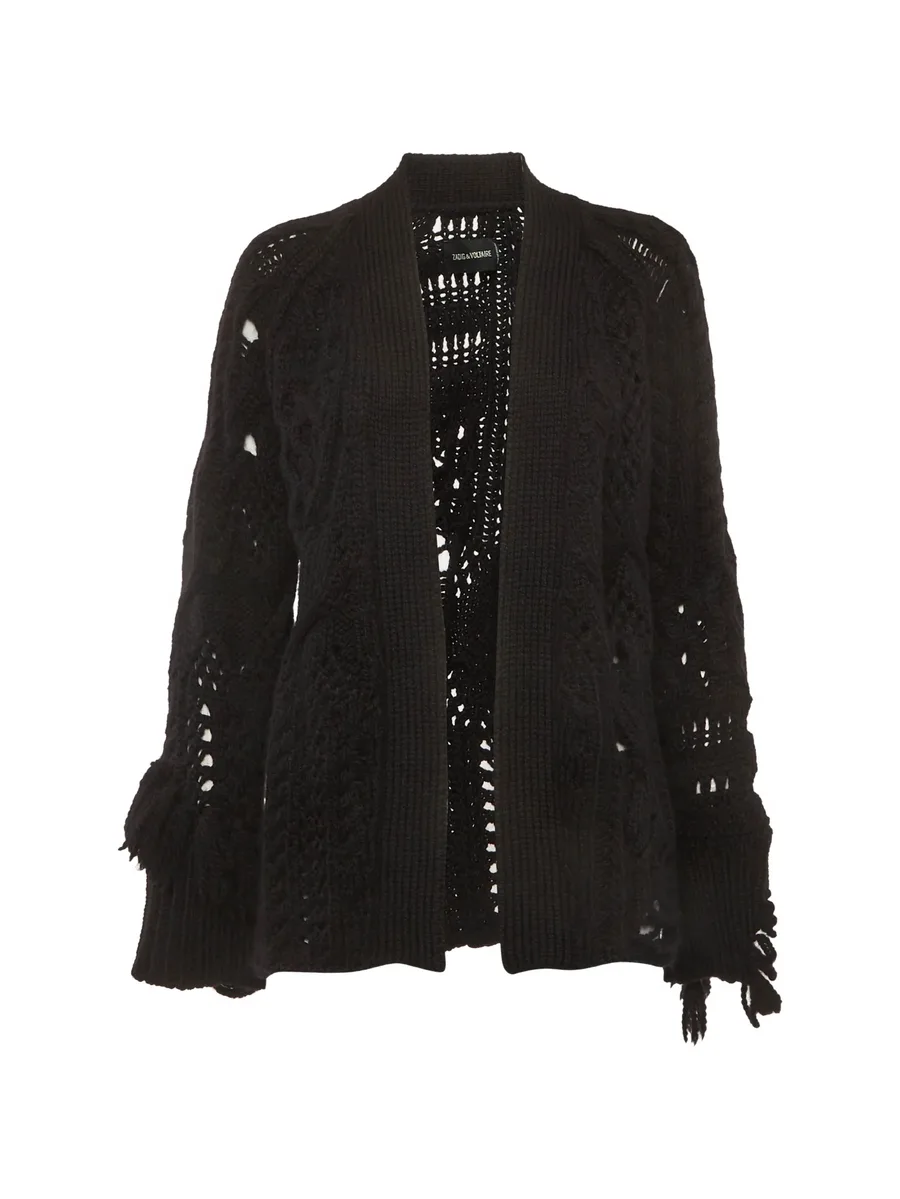 Dalia cable-knit cardigan 1