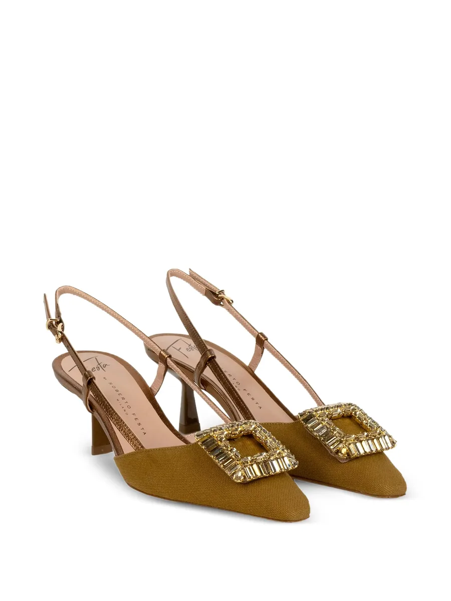 Ingrid slingback heeled pumps 3