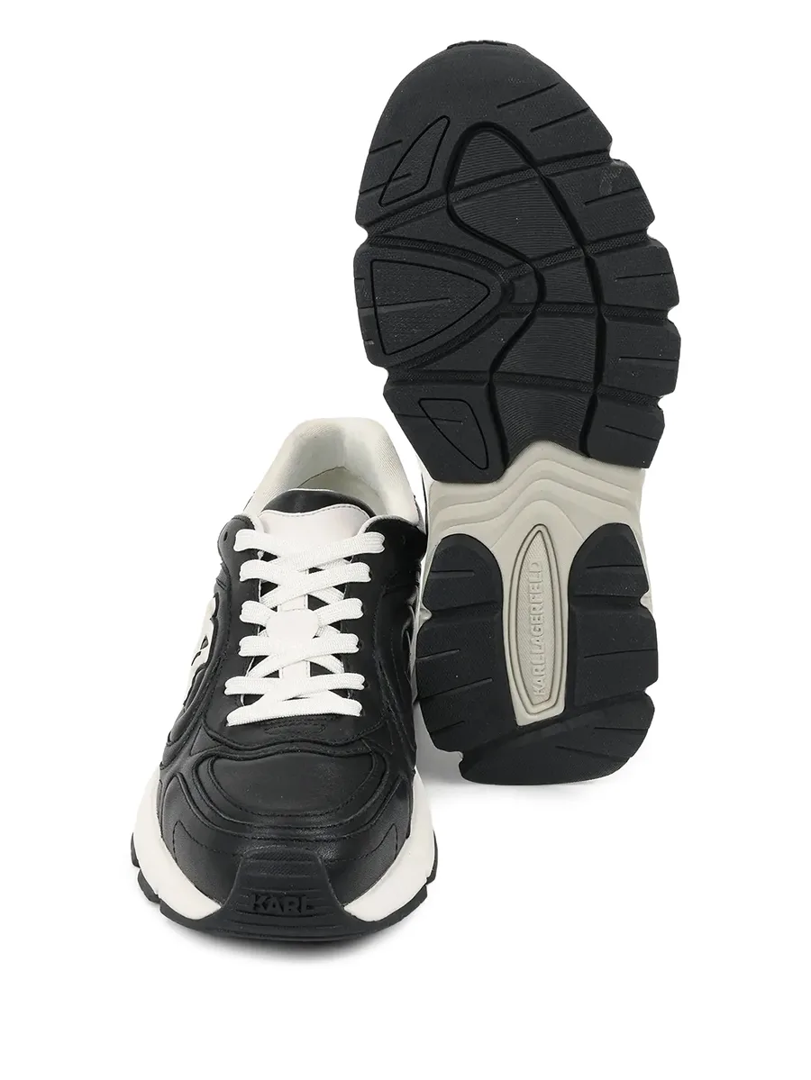logo leather sneakers 9